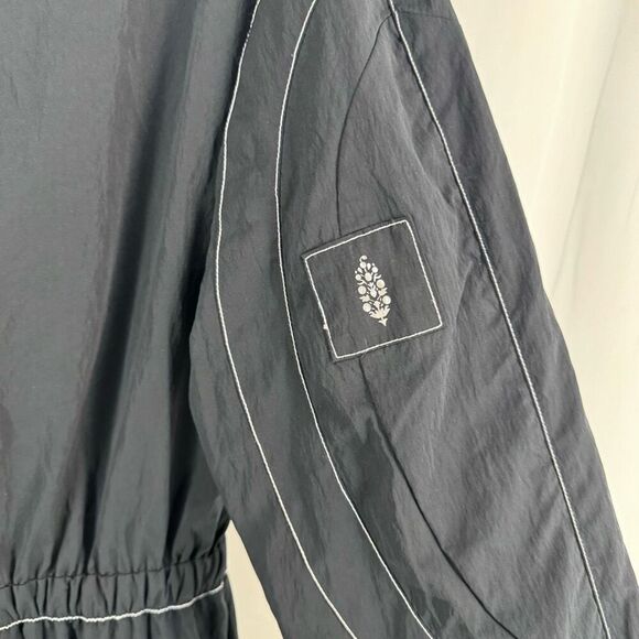 RARE NWOT Free People Movement Womens Black Combo Racer One Piece Jumpsuit Small - Picture 7 of 13